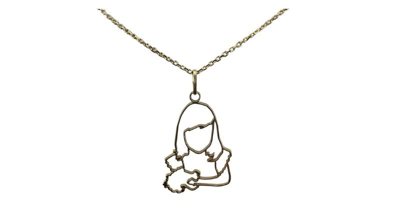 Créer un bijou collier unique personnalisé en or ou argent à partir d'une photo, d'un dessin, d'un petit mot avec sa chaine
