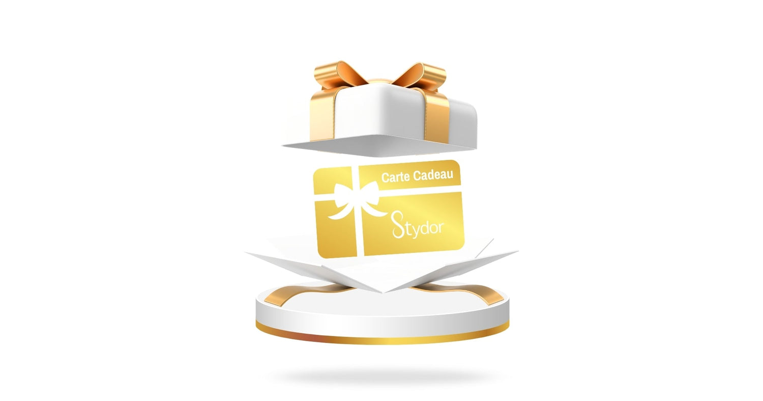 Offrez une carte cadeau stydor pour créer librement le bijou unique et personnalisé de son choix